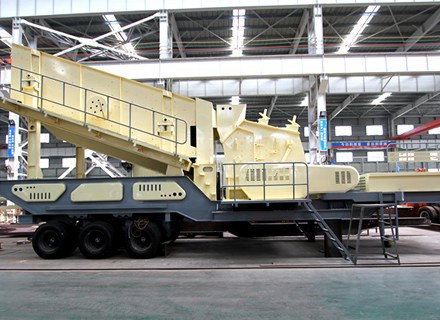 Secondary Wheel Mobile Impact Crusher