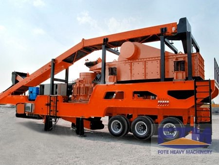 Tyre Mobile Cone Crusher